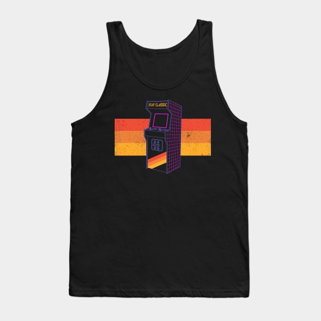 Stay Classic - Arcade 80s Tank Top by Sachpica